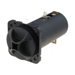 Suport Negru pentru Lipire cu 1 Ureche UL94V-0 | Electronic-mag.ro | Componente Electronice