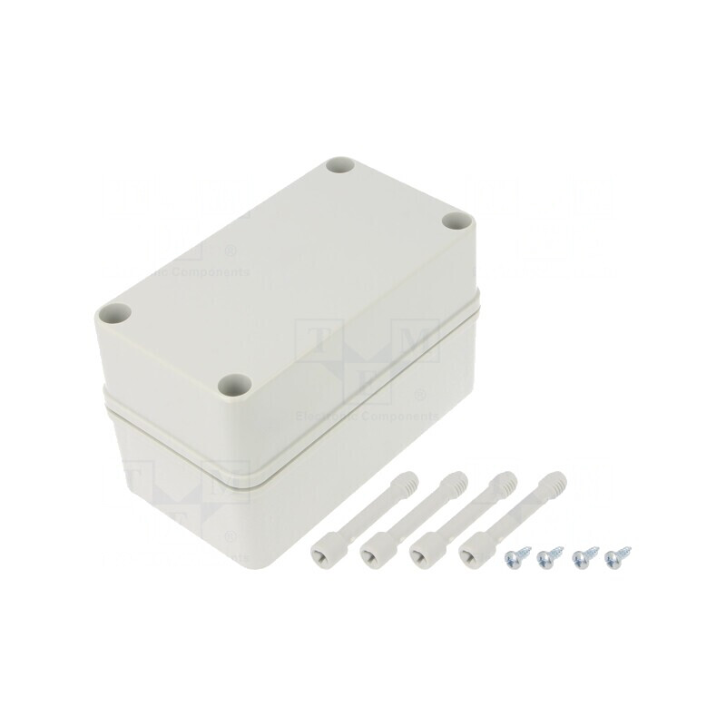 Carcasă Universală Gri 80x140x85mm PICCOLO IK08 PC | Electronic-mag.ro | Componente Electronice