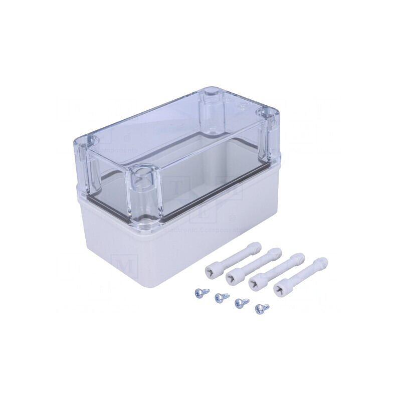 Carcasă universală gri 80x140x85mm IK08 PC | Electronic-mag.ro | Componente Electronice Carcasă universală gri 80x140x85mm IK08 PC | Electronic-mag.ro | Componente Electronice