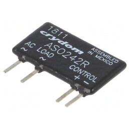 Releu Semiconductor 1-fazat ASO242R 4-10VDC 2A 12-280VAC | Electronic-mag.ro | Componente Electronice