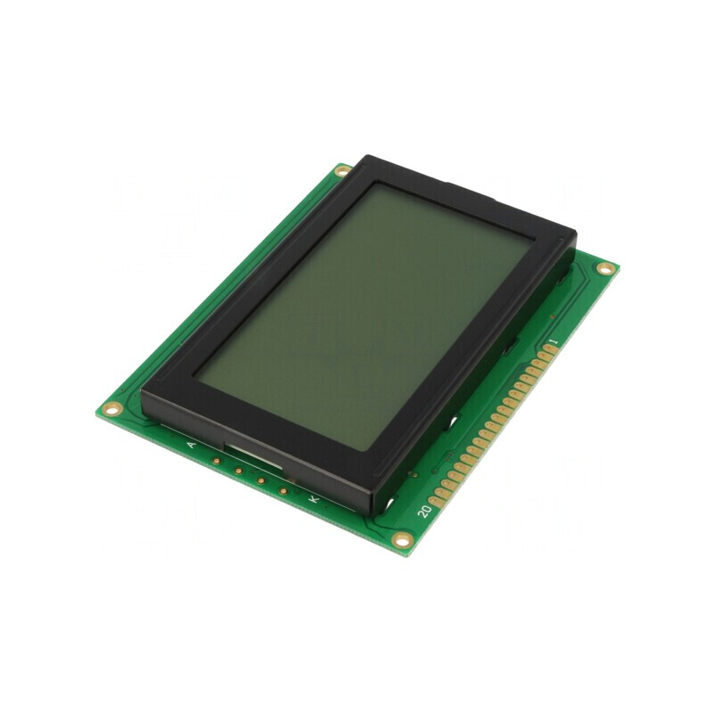 Afișaj LCD Grafic 128x64 STN Negative 93x70mm | Electronic-mag.ro | Componente Electronice