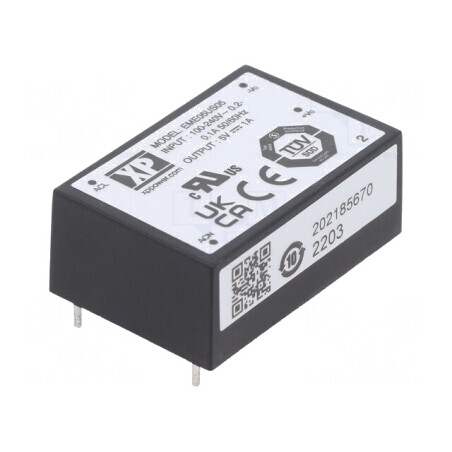 Convertor AC/DC 5W 85-264VAC la 5VDC 1A 80% THT | Electronic-mag.ro | Componente Electronice