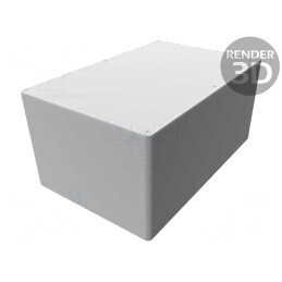Carcasă universală aluminiu 1550WH 146x222x105mm | Electronic-mag.ro | Componente Electronice
