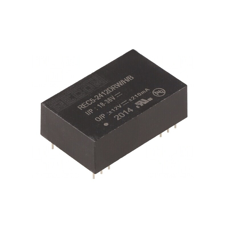 Convertor DC/DC 5W 18-36V la 12V/-12V | Electronic-mag.ro | Componente Electronice