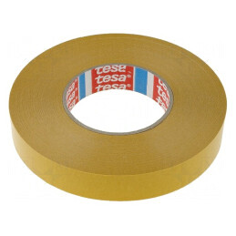 Bandă dublu adezivă albă 25mm x 50m | Electronic-mag.ro | Componente Electronice