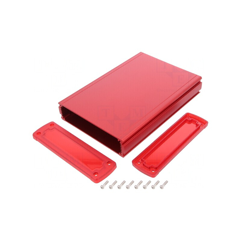 Carcasă universală din aluminiu roșu 146,6x209x41,6 mm | Electronic-mag.ro | Componente Electronice Carcasă universală din aluminiu roșu 146,6x209x41,6 mm | Electronic-mag.ro | Componente Electronice