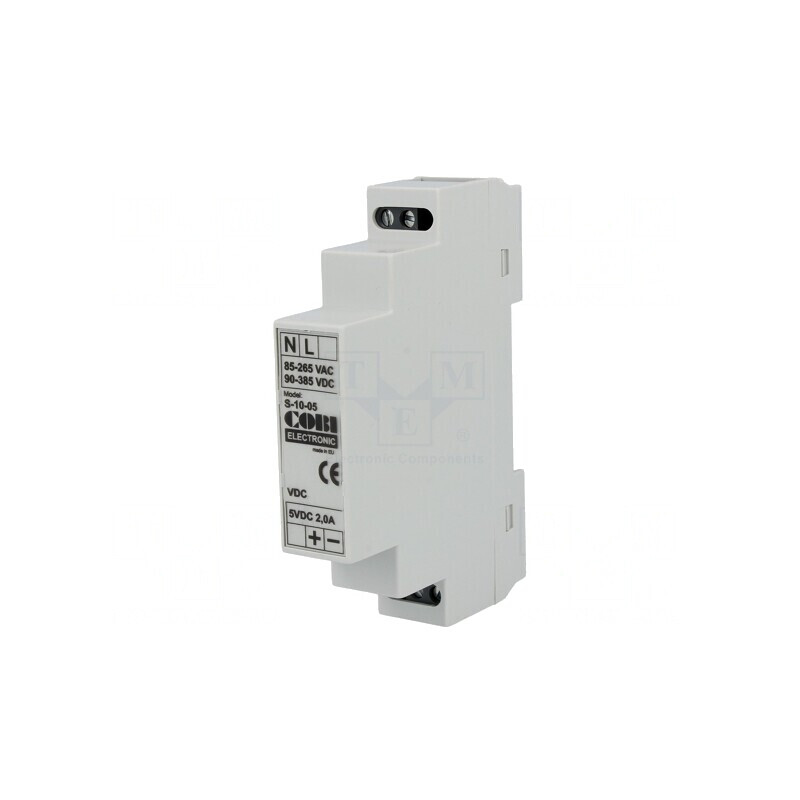 Alimentator Pulsatoriu DIN 10W 5V 2A | Electronic-mag.ro | Componente Electronice