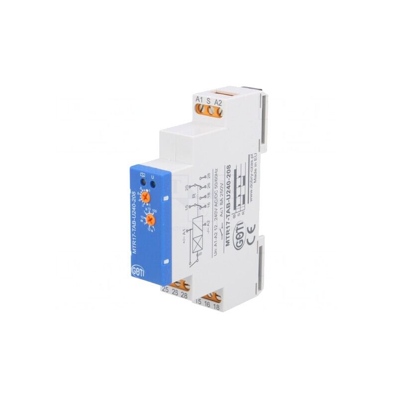 Timer Electronic 1s-100h SPDT 250VAC 8A 12-240V | Electronic-mag.ro | Componente Electronice