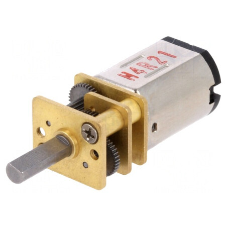 Motor DC cu Transmisie HPCB 12V Dublu Ax 100:1 | Electronic-mag.ro | Componente Electronice