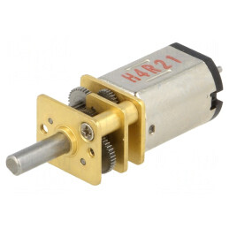 Motor DC cu Transmisie HPCB 12V Ax Crestătură D 298:1 Dual-Shaft | Electronic-mag.ro | Componente Electronice