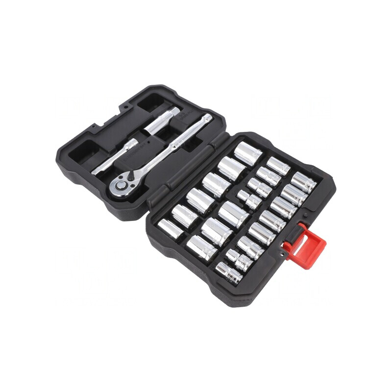 Set Chei Tubulare Hexagonale 3/8 24 Bucăți | Electronic-mag.ro | Componente Electronice