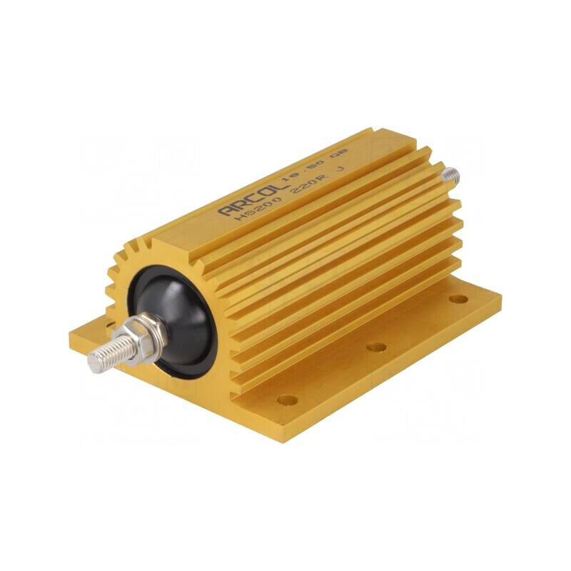 Rezistor Bobinat 220Ω 200W Cu Radiator | Electronic-mag.ro | Componente Electronice Rezistor Bobinat 220Ω 200W Cu Radiator | Electronic-mag.ro | Componente Electronice