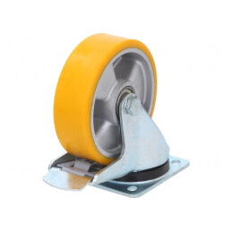 Roată de transport poliuretan 125mm 300kg | Electronic-mag.ro | Componente Electronice
