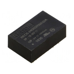 Convertor DC/DC 5W 18-36V la 5V 1A DIP24 | Electronic-mag.ro | Componente Electronice