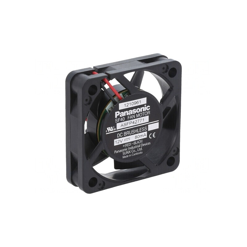 Ventilator Axial 12V 40x40x10mm 9,6m3/h 24,5dBA Cu Bilă | Electronic-mag.ro | Componente Electronice