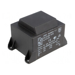 Transformator încapsulat 28VA 230V 18V PCB | Electronic-mag.ro | Componente Electronice