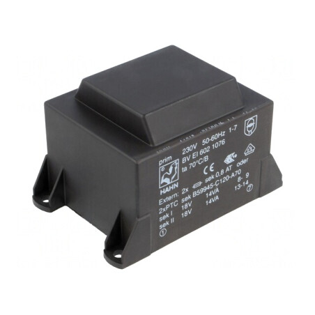 Transformator încapsulat 28VA 230V 18V PCB | Electronic-mag.ro | Componente Electronice