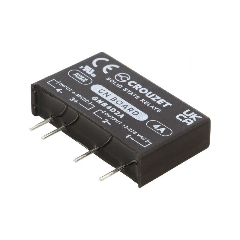Releu Semiconductor de Curent Continu 4A 4÷30VDC GNB4D2A | Electronic-mag.ro | Componente Electronice