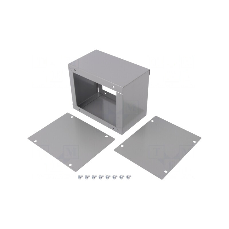 Carcasă Universală Oțel Gri 102x127x76mm | Electronic-mag.ro | Componente Electronice