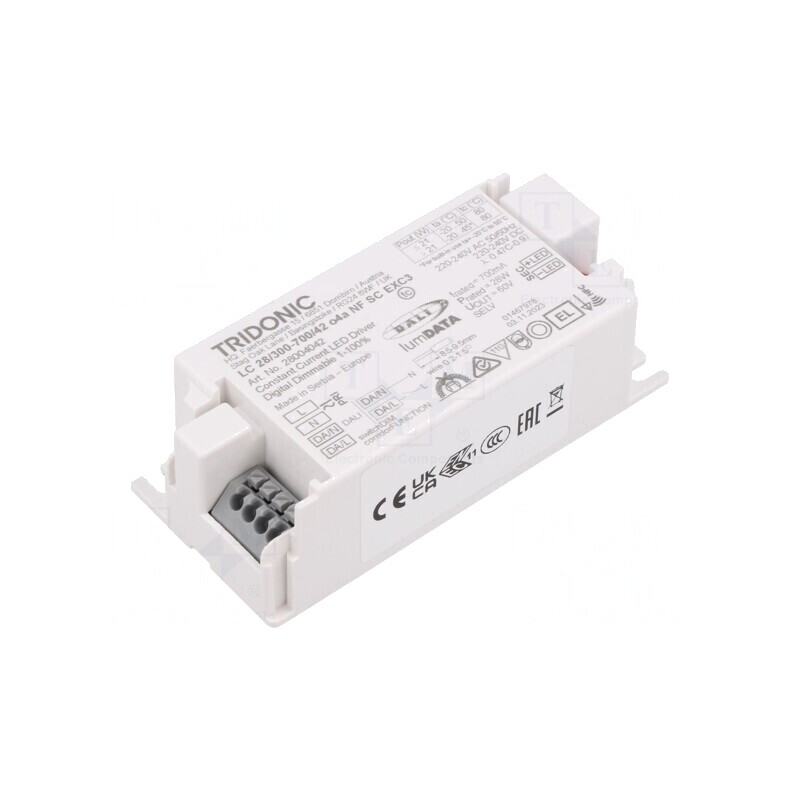 Alimentator LED 28W 7,5-42VDC 300-700mA IP20 | Electronic-mag.ro | Componente Electronice Alimentator LED 28W 7,5-42VDC 300-700mA IP20 | Electronic-mag.ro | Componente Electronice