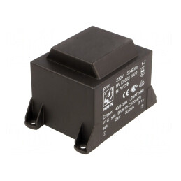 Transformator Încapsulat 30VA 230VAC 24V 1,25A PCB | Electronic-mag.ro | Componente Electronice