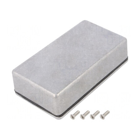 Carcasă Universală Aluminiu 64x115x30mm Naturală | Electronic-mag.ro | Componente Electronice