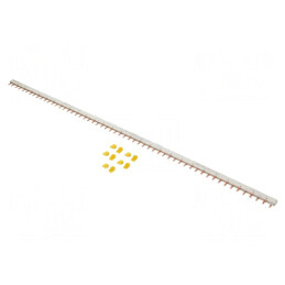 Bară colectoare 2P 415V 100A 57 module 500V | Electronic-mag.ro | Componente Electronice