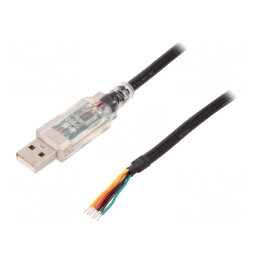 Adaptor USB la RS232 cu Cablu 1.8m | Electronic-mag.ro | Componente Electronice