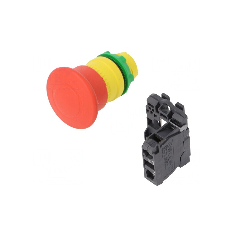 Comutator Siguranță 22mm Roșu 3A/240VAC IP66 | Electronic-mag.ro | Componente Electronice