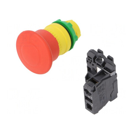 Comutator Siguranță 22mm Roșu 3A/240VAC IP66 | Electronic-mag.ro | Componente Electronice