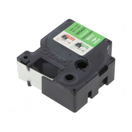 Bandă Verde 19mm x 5,5m cu Caracter Alb | Electronic-mag.ro | Componente Electronice