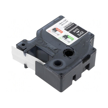 Bandă Neagră 19mm x 5,5m cu Caracter Alb | Electronic-mag.ro | Componente Electronice