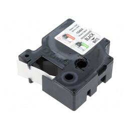 Bandă Albă 19mm x 5,5m cu Text Negru | Electronic-mag.ro | Componente Electronice