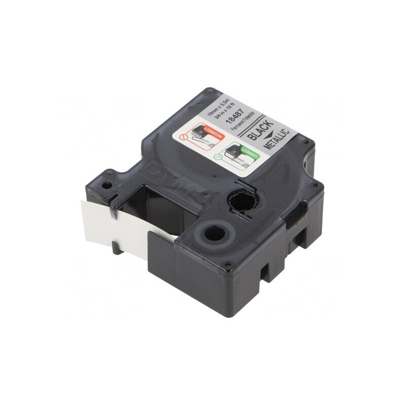 Bandă Metalică Neagră 19mm x 5.5m | Electronic-mag.ro | Componente Electronice