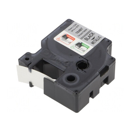 Bandă Metalică Neagră 19mm x 5.5m | Electronic-mag.ro | Componente Electronice