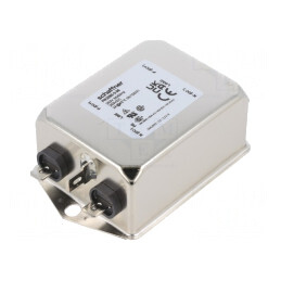 Filtru Anti-Interferențe Monofazat 250VAC 330nF 2,2nF FN2090-3-06 | Electronic-mag.ro | Componente Electronice