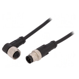 Cablu de Conectare M12 4 Pini 10m 250VAC PVC | Electronic-mag.ro | Componente Electronice