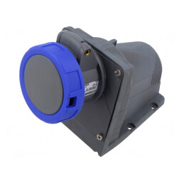 Conector Alimentare AC Trifazat Soclu Mamă Unghi IP67 | Electronic-mag.ro | Componente Electronice