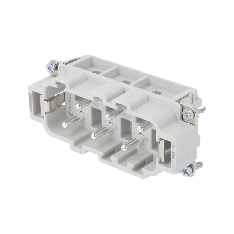 Conector dreptunghiular tată 400V 41A 6 pini | Electronic-mag.ro | Componente Electronice Conector dreptunghiular tată 400V 41A 6 pini | Electronic-mag.ro | Componente Electronice