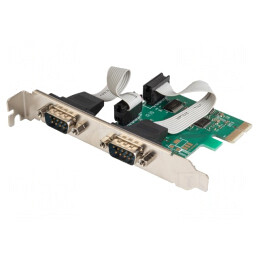 Card Extensie PCIe RS232 AX99100 1.5Mbps | Electronic-mag.ro | Componente Electronice