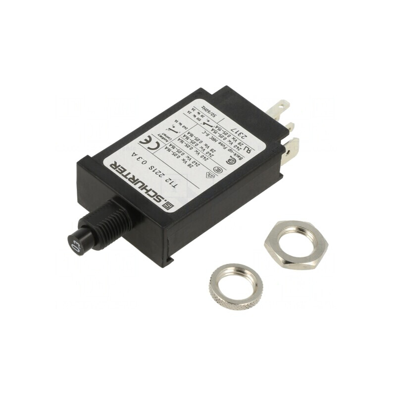 Întrerupător de Supracurent 0,3A MCB | Electronic-mag.ro | Componente Electronice