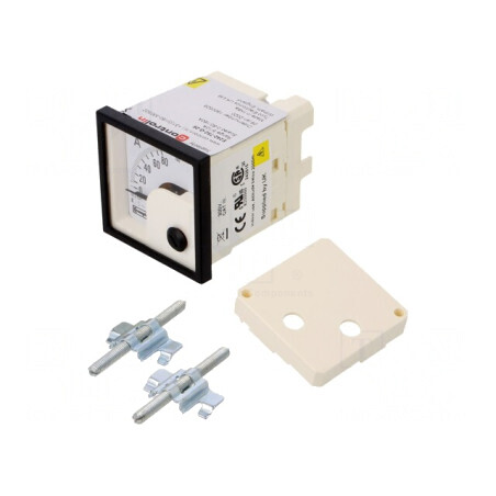 Ampermetru Panou True RMS 0-80A/160A Clasa 1.5 | Electronic-mag.ro | Componente Electronice