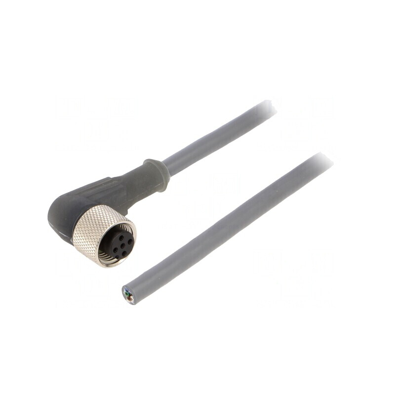Cablu Conectare M12 5-Pin 10m Unghi 63VAC 2.2A | Electronic-mag.ro | Componente Electronice