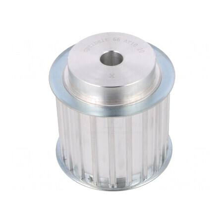 Roată de curea aluminiu AT10 50mm 66mm 61,8mm | Electronic-mag.ro | Componente Electronice