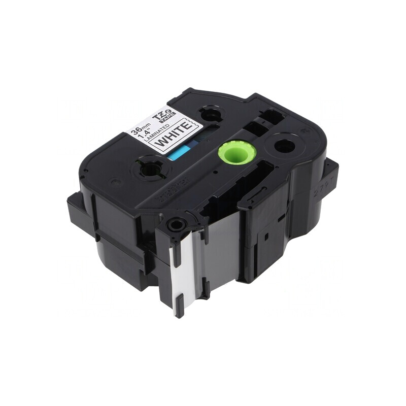Bandă Albă 36mm x 8m cu Text Negru TZE-261 | Electronic-mag.ro | Componente Electronice