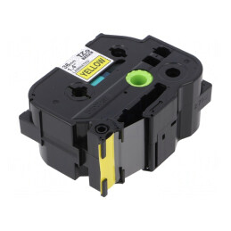 Bandă Galbenă 36mm x 8m cu Text Negru TZE-661 | Electronic-mag.ro | Componente Electronice