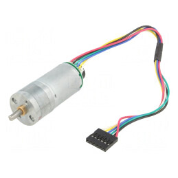 Motor DC cu Transmisie 6V 20.4:1 Metal | Electronic-mag.ro | Componente Electronice