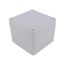 Carcasă universală aluminiu 100x100x81mm | Electronic-mag.ro | Componente Electronice