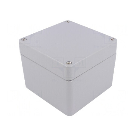Carcasă universală aluminiu 100x100x81mm | Electronic-mag.ro | Componente Electronice