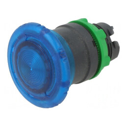 Comutator de Apăsare 22mm Albastru 2 Puncte ZB5AW763 | Electronic-mag.ro | Componente Electronice